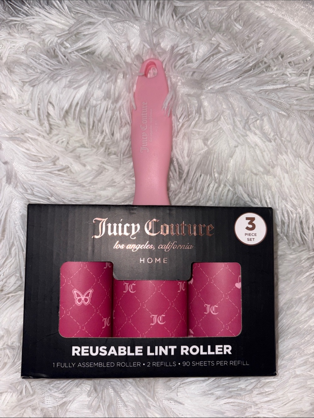Juicy Couture Reusable Lint Roller
